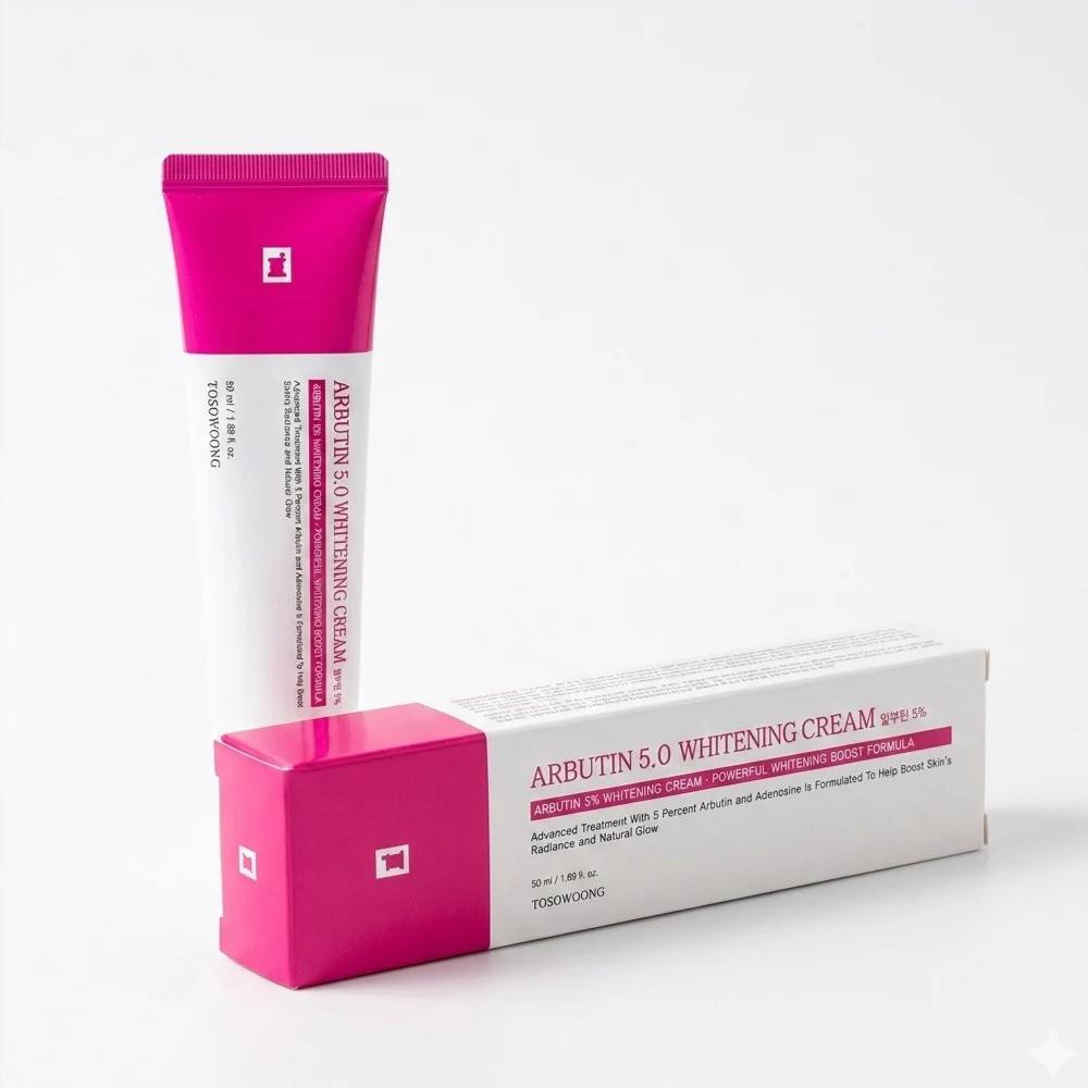 Tosowoong Crème Éclaircissante et Anti Age à 5 % d’Arbutine 50g