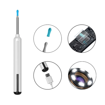 Nettoyeur d’oreilles WiFi avec Caméra HD – Compatible iPhone & Android
