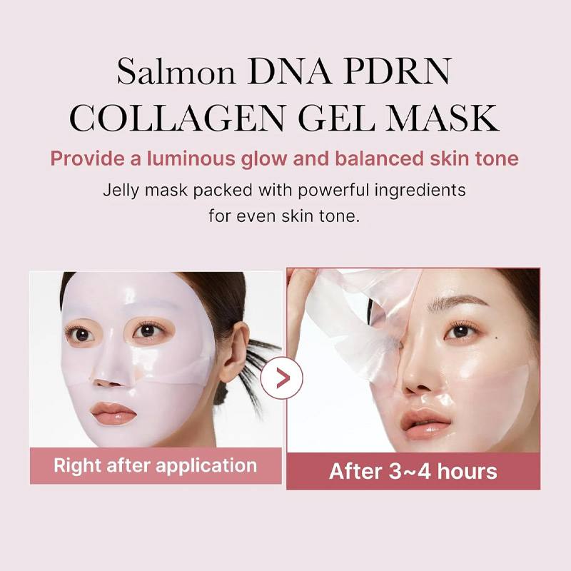 MEDICUBE PDRN Pink Collagen Gel Masque Au Collagen Rose - 4 Mask