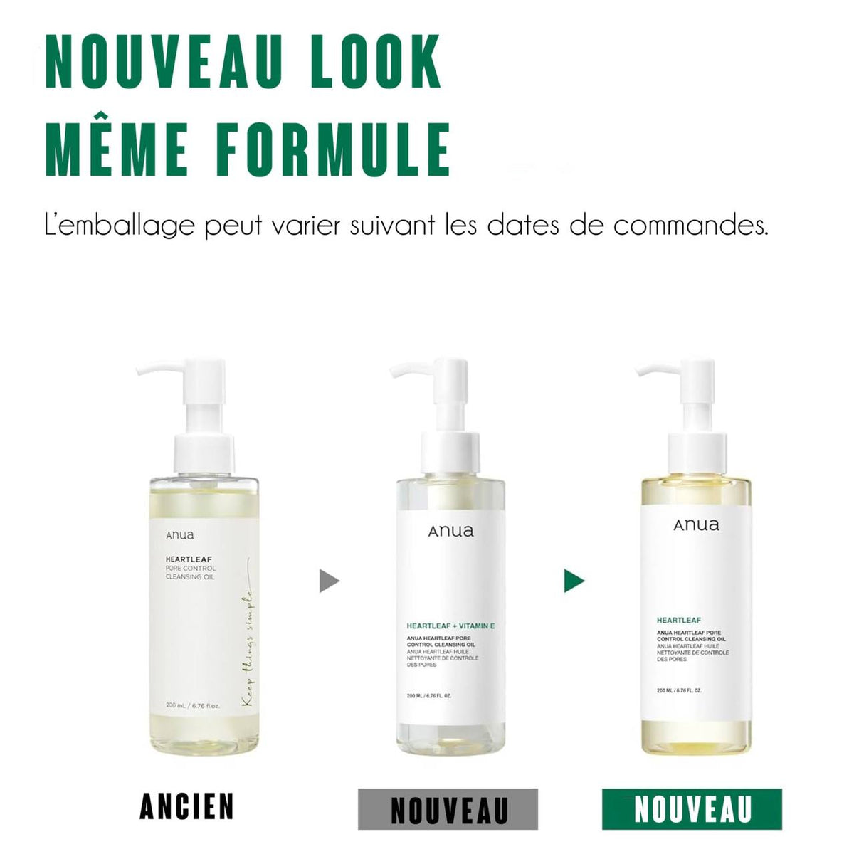 ANUA Heartleaf Pore Control Cleansing Oil Huile Démaquillante Anti-pores et Points Noirs