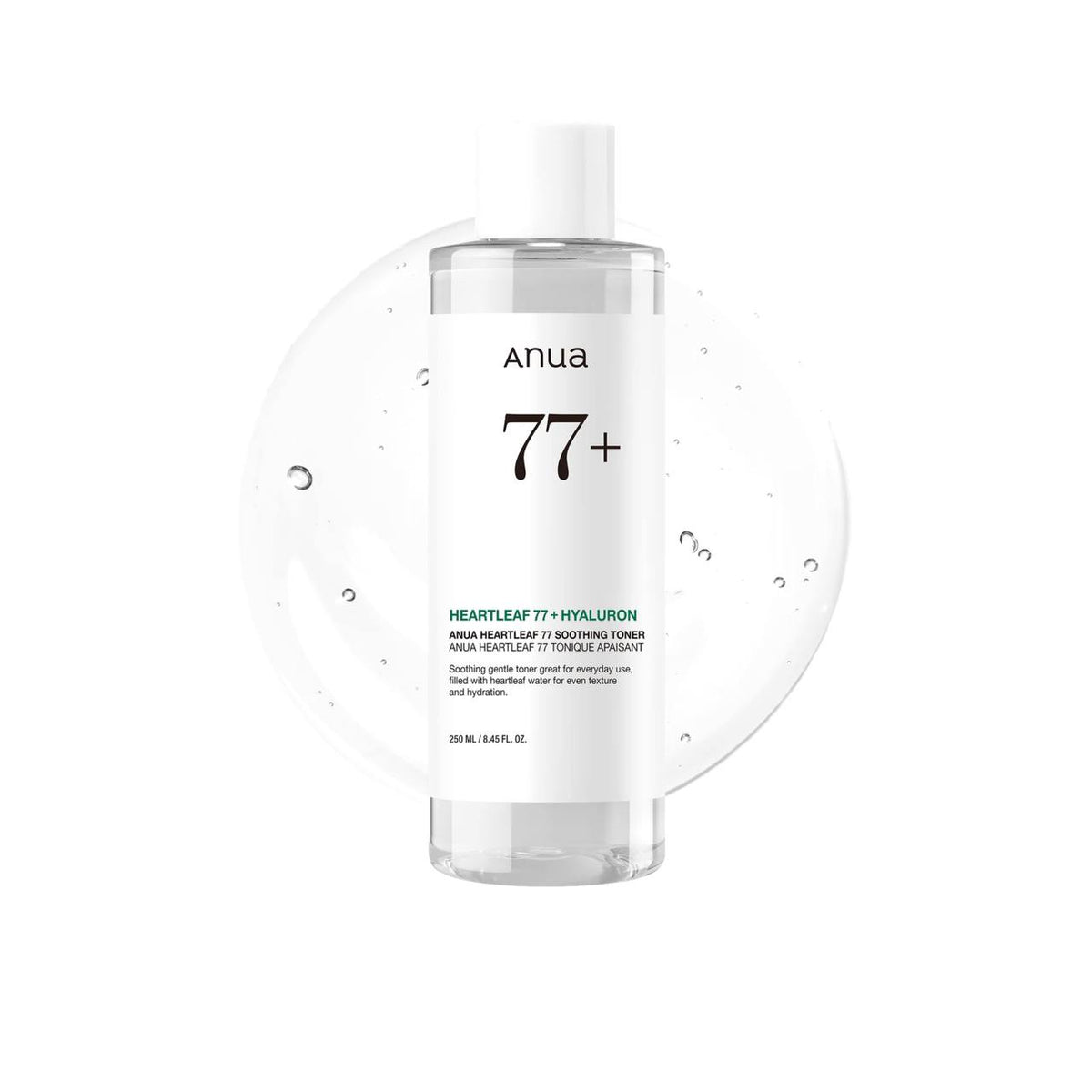 ANUA Heartleaf 77+ Hyaluron Soothing Toner – Tonique Apaisant & Hydratant – 250 ml