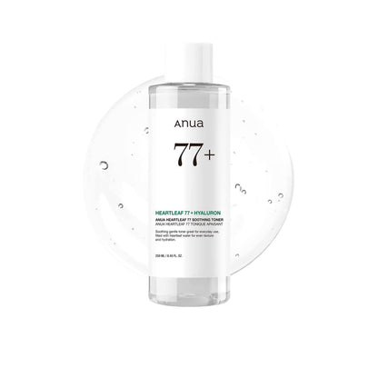 ANUA Heartleaf 77+ Hyaluron Soothing Toner – Tonique Apaisant & Hydratant – 250 ml