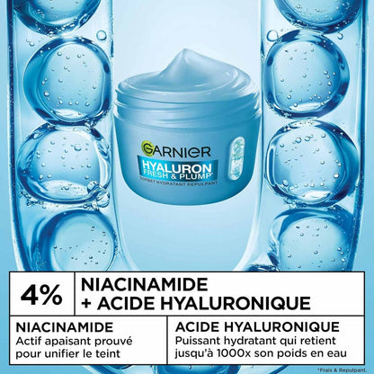 Garnier Hyaluron Fresh & Plump – Sorbet Hydratant Repulpant – 85 ml