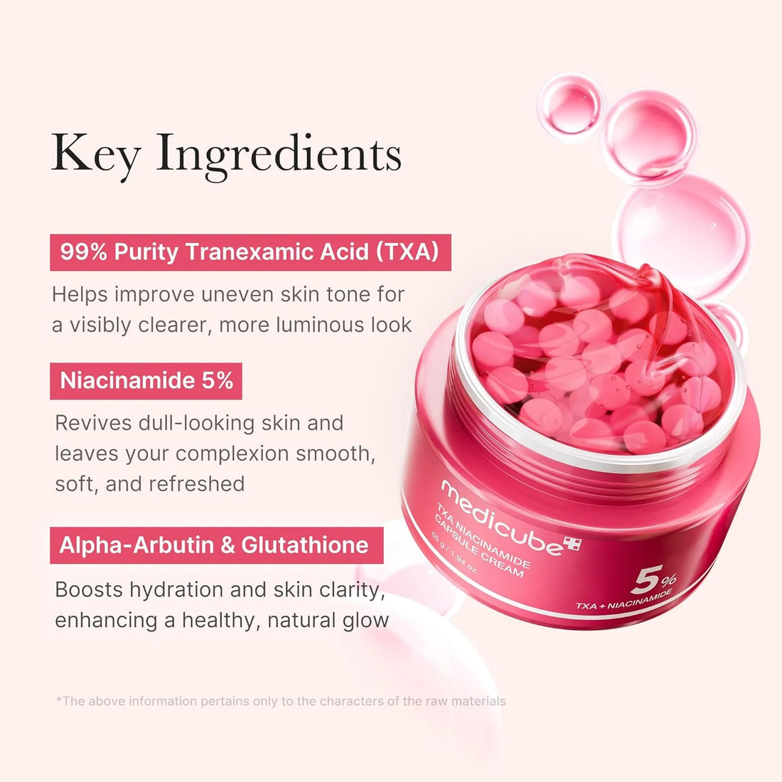 Medicube TXA Niacinamide Capsule Cream – Crème Éclat & Anti-Taches