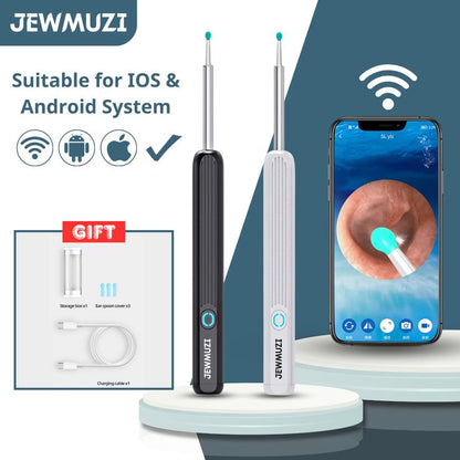 Nettoyeur d’oreilles WiFi avec Caméra HD – Compatible iPhone & Android