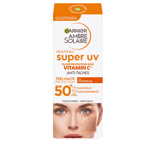 Garnier Fluide Visage Solaire Spf50 Super UV mit Vitamin C 40 ml