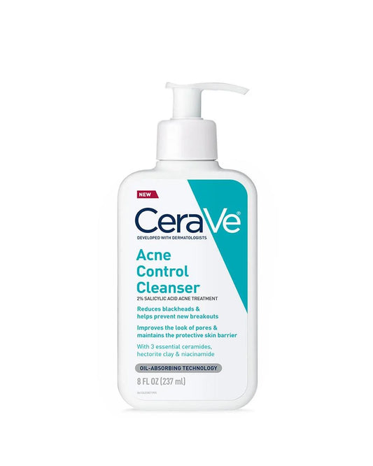 CeraVe Acne Control Cleanser – Gel Nettoyant Anti-Acné à l’Acide Salicylique