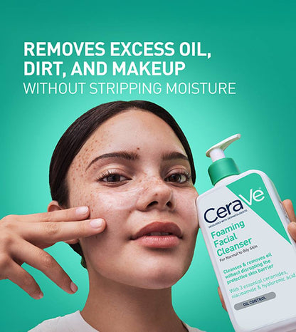 CeraVe Foaming Facial Cleanser – Gel Nettoyant
