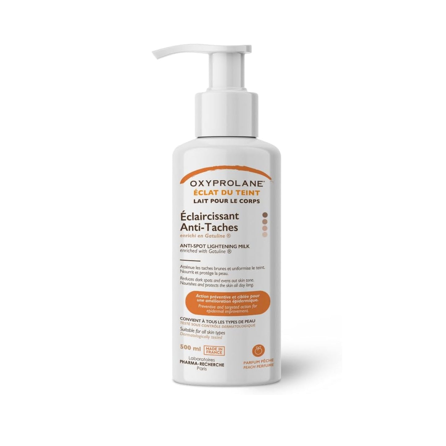Oxyprolane Lait Éclaircissant Anti Taches Éclat du Teint 500ml