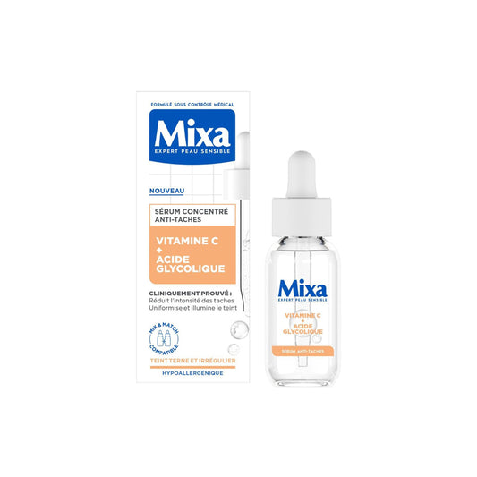 Mixa Sérum Concentré Anti Taches Vitamin c + acide Glycolique 30 ml