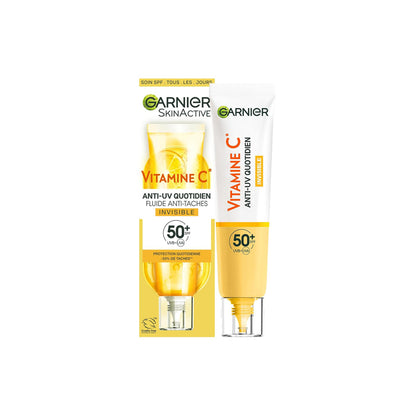 Garnier Skin Active Fluide Invisible Anti Taches à la Vitamine C Spf50+ 40 ml