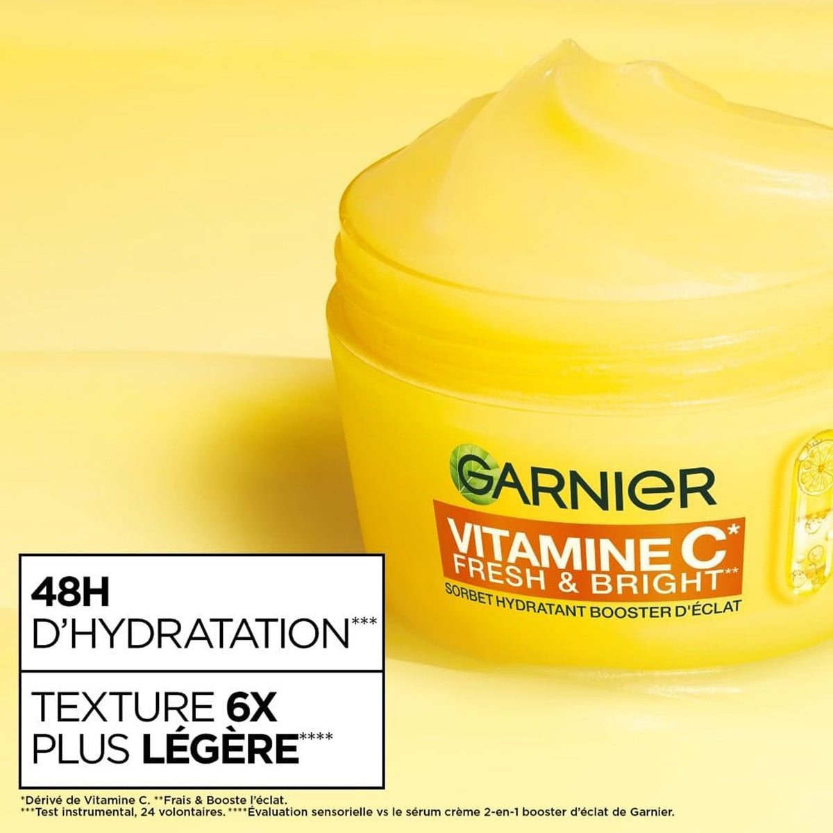 Garnier Skin Active Bio Glow à la Vitamine C Crème de Jour Hydratante Éclat Et Uniformité 50 ml