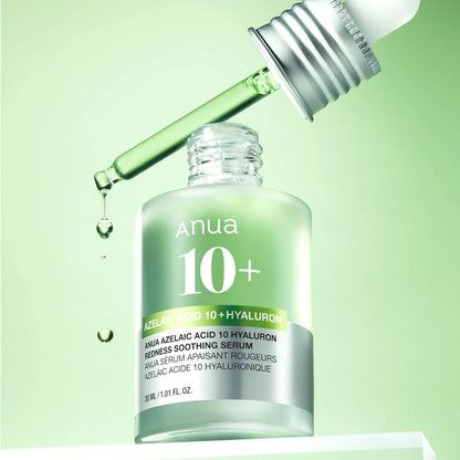 Anua Sérum Azelaic Acid 10 + Hyaluron Anti Imperfections – Rougeurs – Taches 30 ml