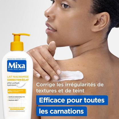Mixa Lait Unifiant Corps Hydratant Raffermissant Niacinamide Bright 250 ml