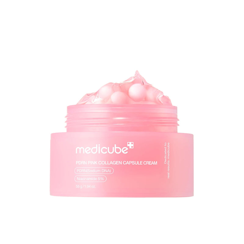 Medicube PDRN Pink Collagen Capsule crème Éclat Effet Glass Skin 55g