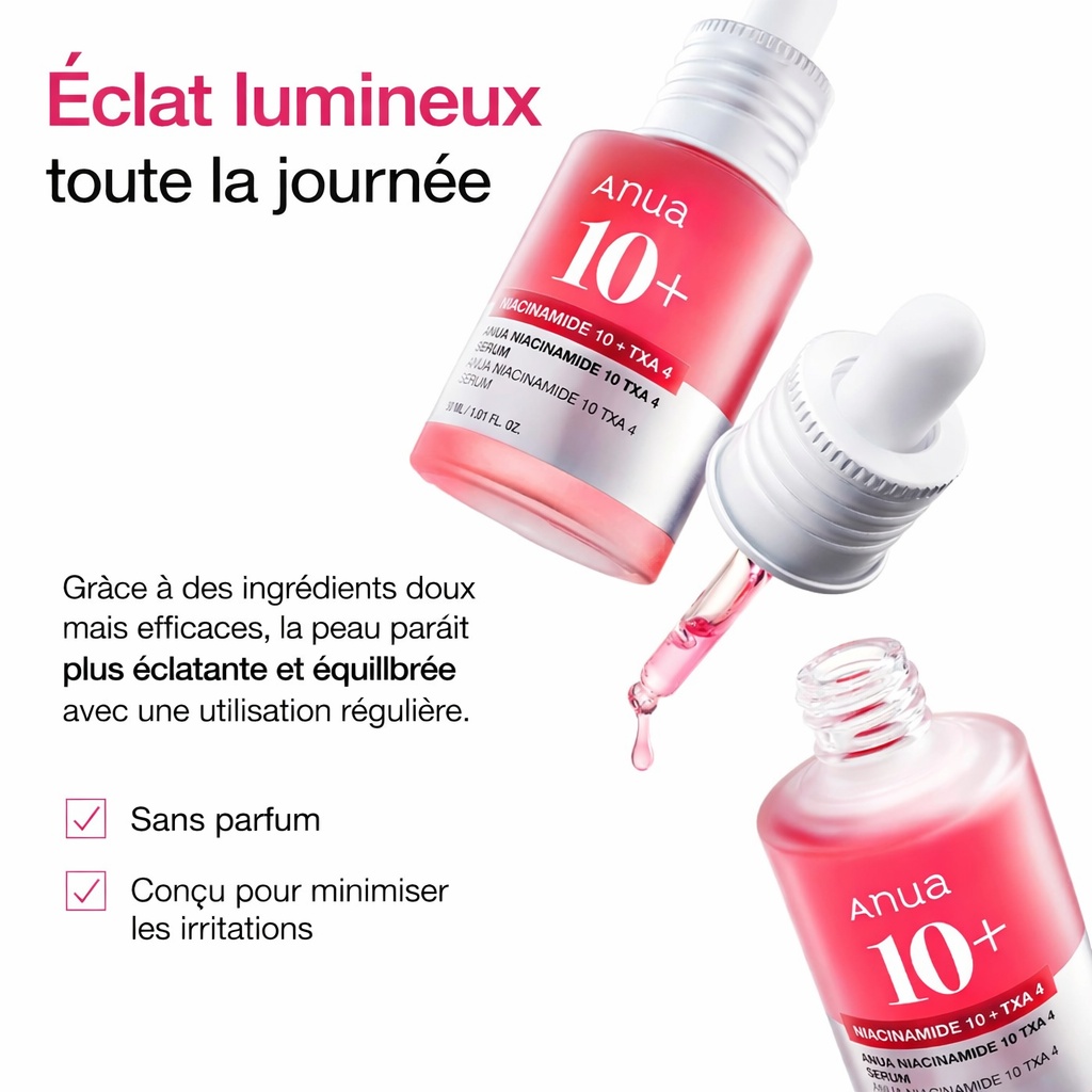 Sérum à la Niacinamide 10% + TXA 4 – Anti-taches & Éclat (30 ml)