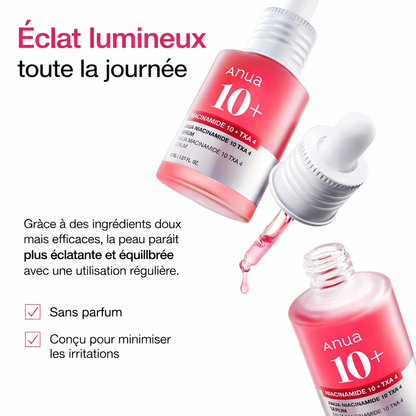 Sérum à la Niacinamide 10% + TXA 4 – Anti-taches & Éclat (30 ml)