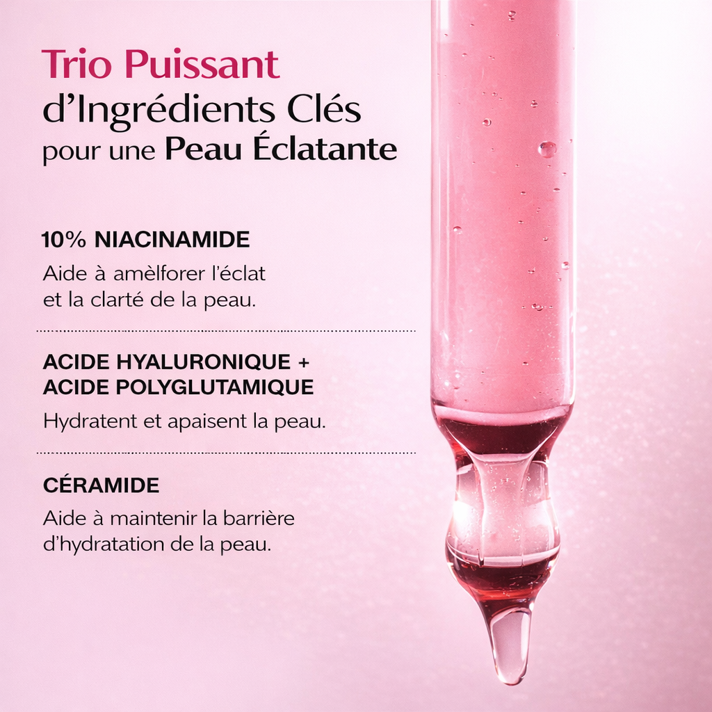 Sérum à la Niacinamide 10% + TXA 4 – Anti-taches & Éclat (30 ml)