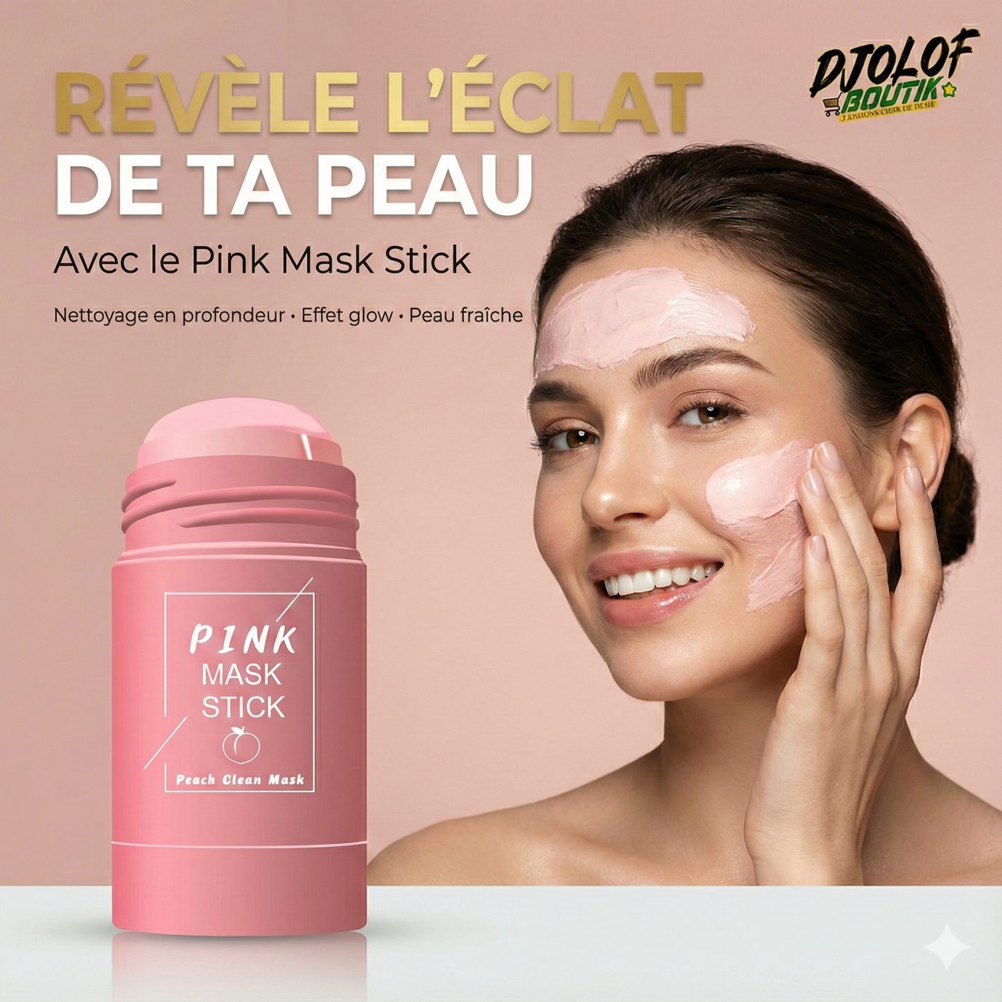 Green Mask Stick – Nettoyant Visage Purifiant et Hydratant